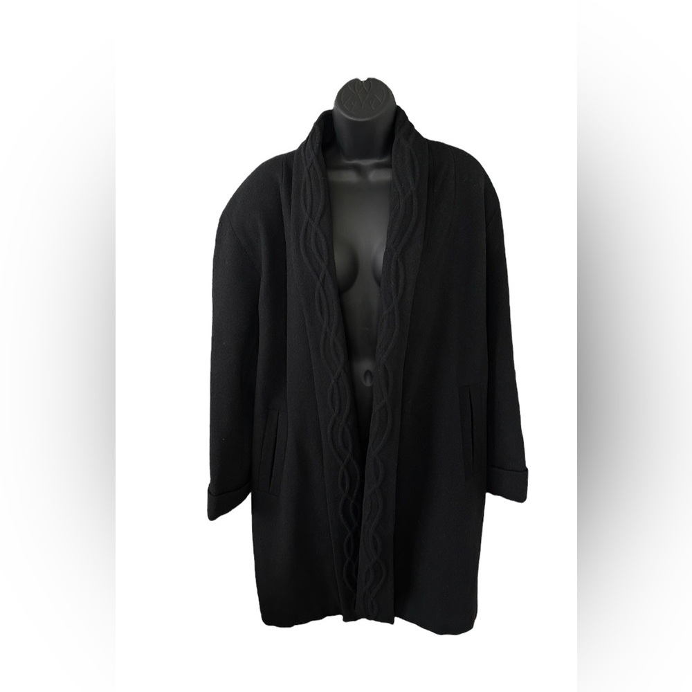 Donny Brook Black Wool Coat Women’s Size 6